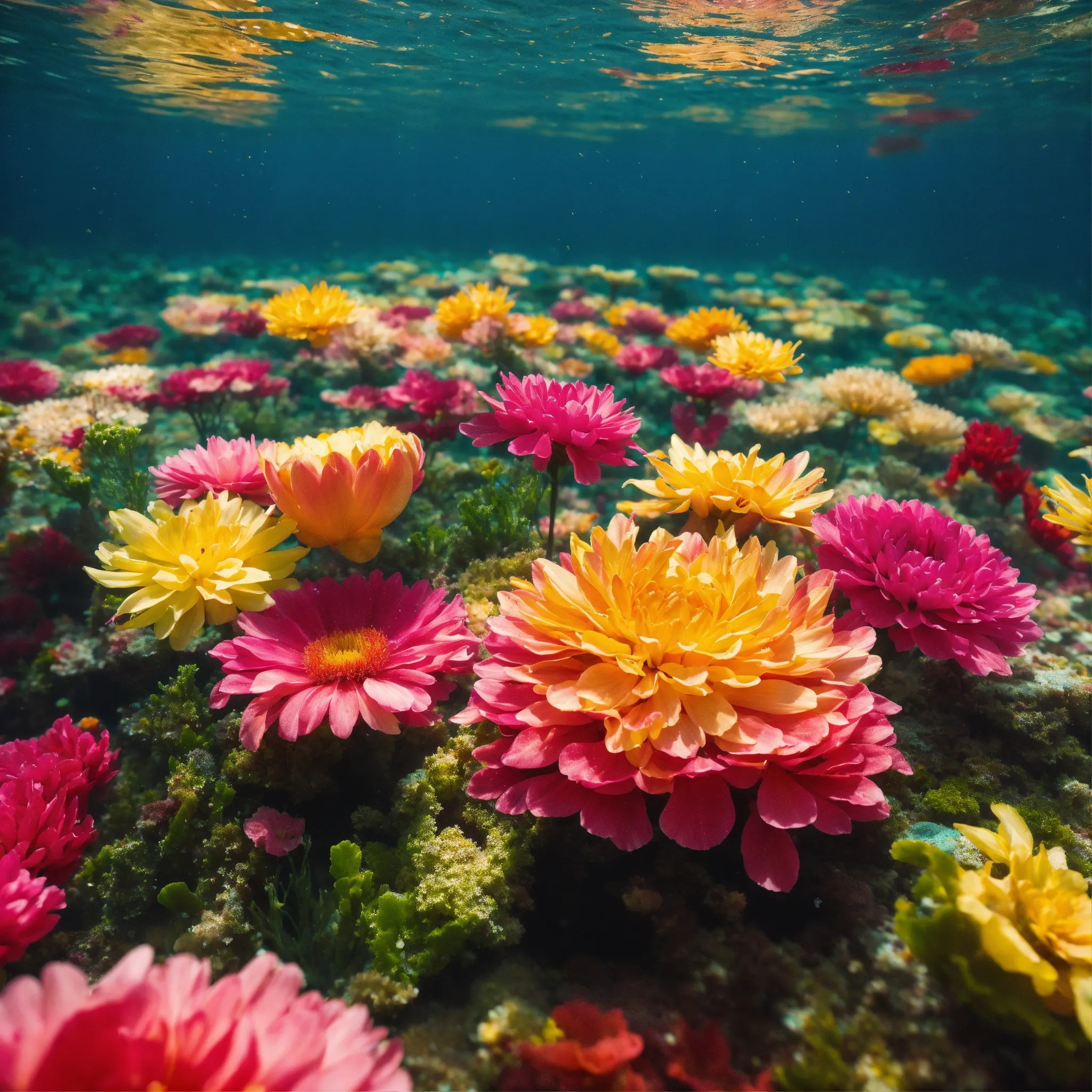 Gift card with flower design